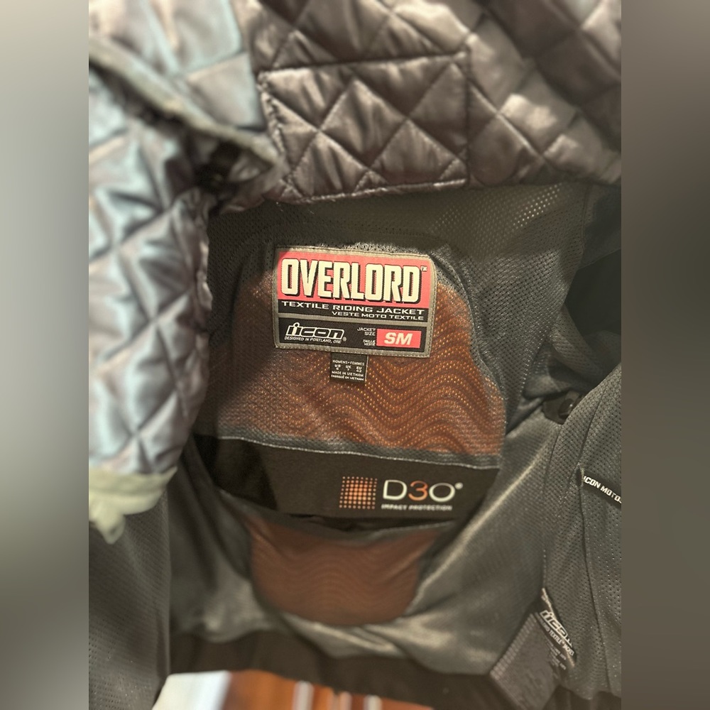 Icon Overlord Textile Riding Jacket Size Small - Picture 4 of 4